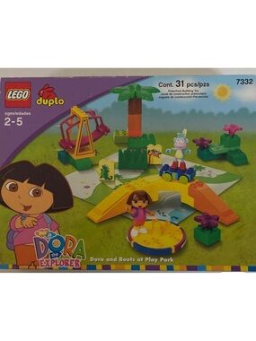 LEGO Duplo Retired 2004 Set 7332 Dora The Explorer & Boots Play at the Park